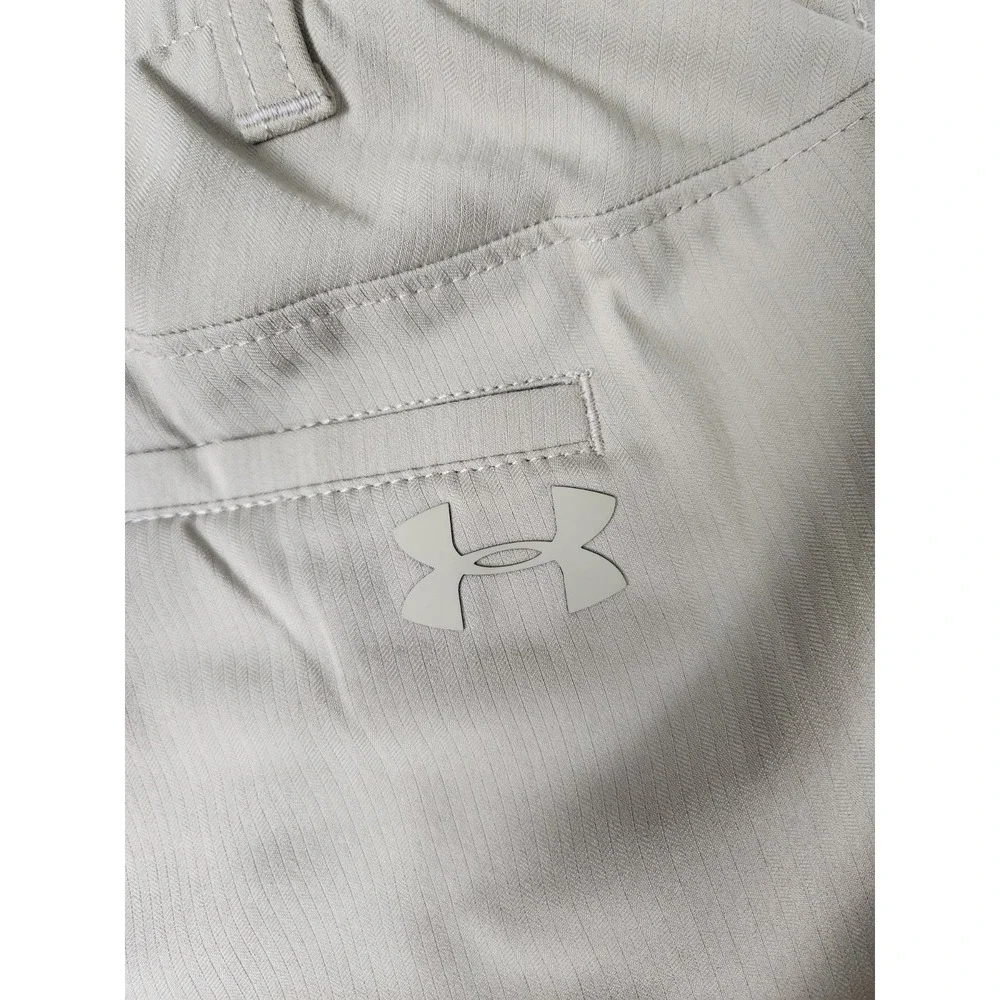 Under Armour Showdown Golf Pants Men's 38 x 32 Beige Performance Stretch Elastic - Picture 11 of 14